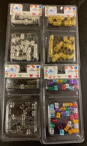 Dreadlocks metal hair - metal, beads