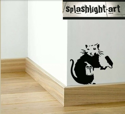 Banksy painting rat - banksy, (s)