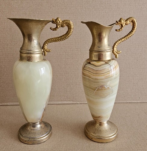 Vintage dekorative onyx vases - vintage,