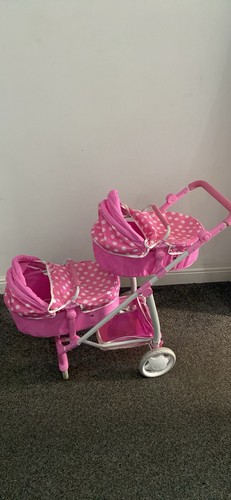 Kids dolls double - double, pushchair