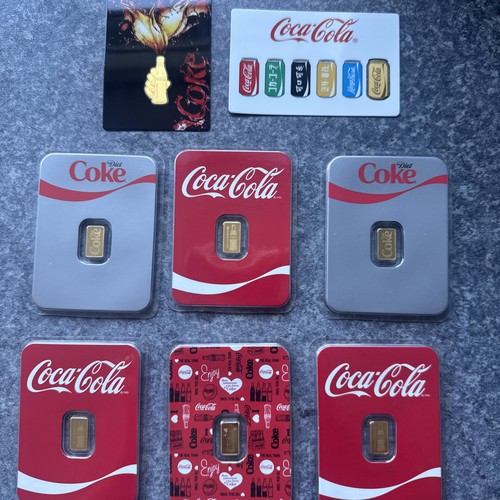 Coca cola gold bar pamp - coca-cola,