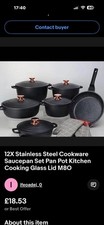 12X Stainless Steel Cookware