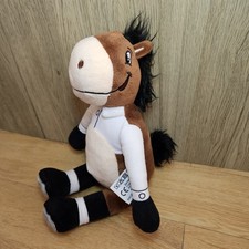 Global Champions Horse Jumping Brown Soft Toy Plush Farm Animal Dressage