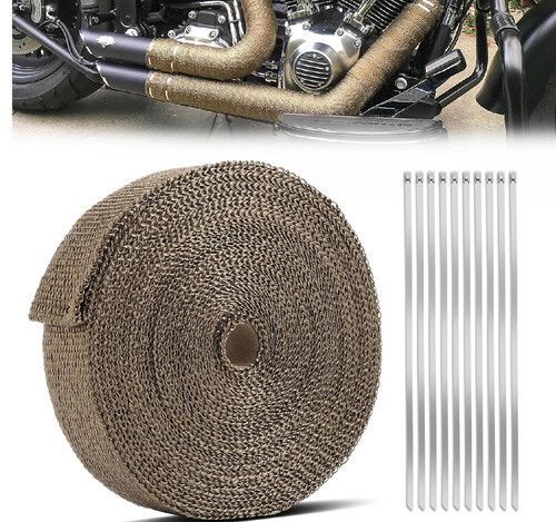30m titanium gold exhaust - titanium,