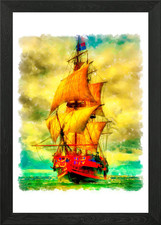 Ship with sails - , endeavor