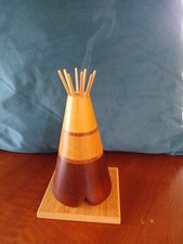 Wooden Tepee/wigwam Incense