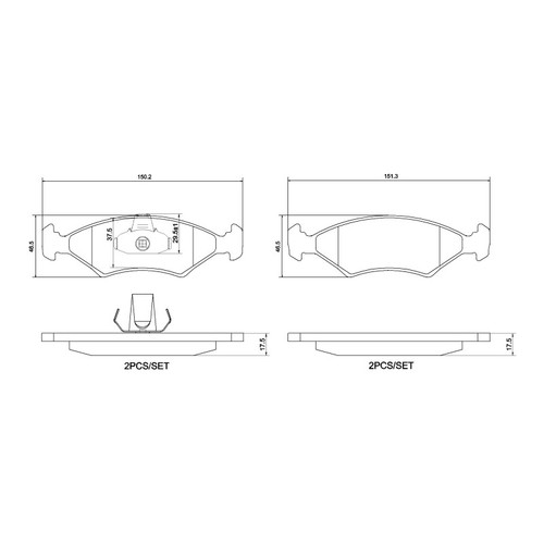 Brembo 043 brake - 24, pads