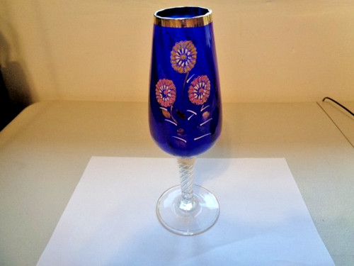 Vintage bohemian cobalt blue - bohemian,