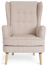 Callie Fabric Wingback Chair -