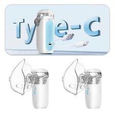 1x Handheld Micro-Mesh Nebulizer Humidifier Silent Inhaler Ultrasonic UK Z0U2