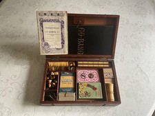 Antique Edwardian Games Compendium, Boxed & Complete With All Pieces.