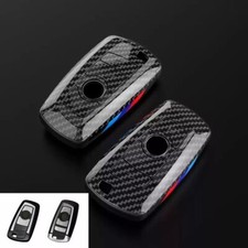 Remote Key Fob Case Cover Carbon Fiber fit for BMW 1 2 3 4 SERIES F8x M2 - M6