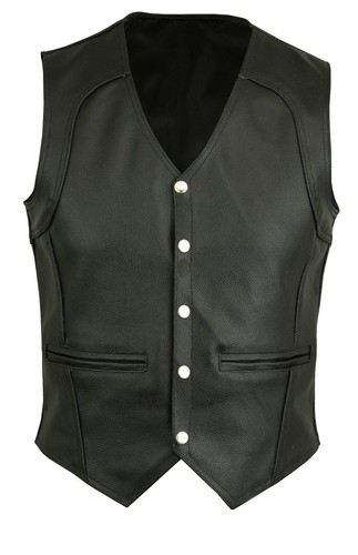 Mens black real cowhide - black,