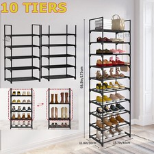Narrow Shoe Rack 10 Tier