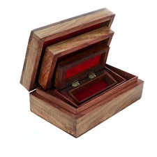 Wooden Jewellery Box Antique