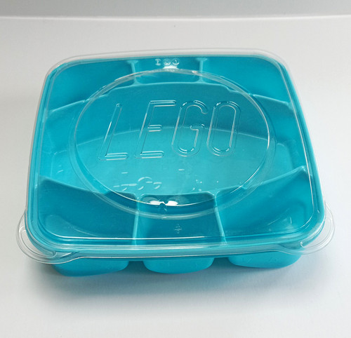 Lego blue plastic - plastic, box