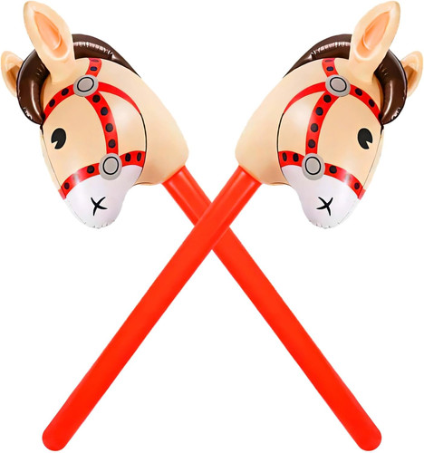 2pcs inflatable horse stick - 2pcs,