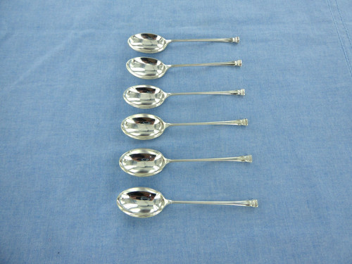 Vintage set six sterling - of,