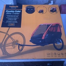 Halfords Advanced Double Bike Trailer And stroller - New - Boxed