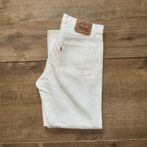 Vintage levi 501 white - vintage, levi’s