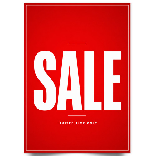 Sale advertisement poster shop - sale,