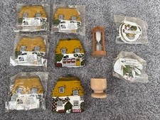 Cottage Egg Cosy & Jam Jar Cover By Pat Albeck Cuckoobird Design Centre London