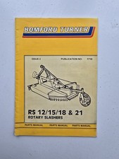 BOMFORD RS12 RS15 RS18 RS21 ROTARY SLASHER PARTS CATALOGUE
