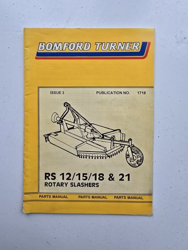 Bomford rs12 rs15 rs18 - rs15, rs21