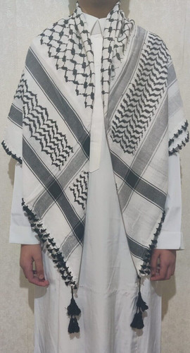 Striped black and white - black,