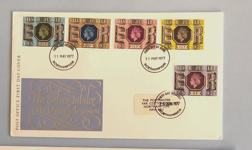 1977 silver jubilee fdc - 1977,