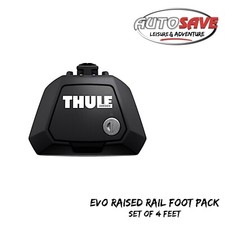 Thule 710410 Evo Raised Rail Foot Pack / Footpack (Set of 4 Feet) *NEW IN STOCK*