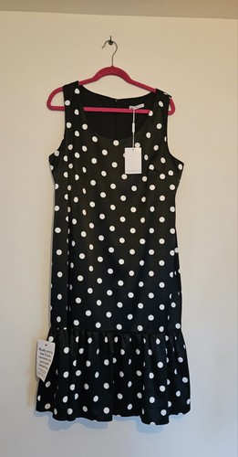 Gina bacconi black polka - polka, dot