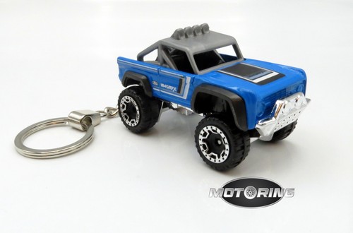 Custom ford bronco blue - custom,