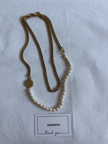 Chanel pearls double chain - chanel,