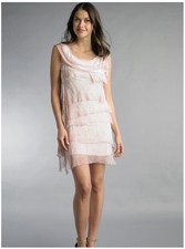 Italian Silk Ruffle Layered