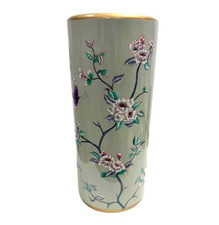 Green Floral Butterfly Ceramic