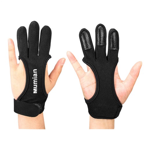 Archery glove finger tab - glove,
