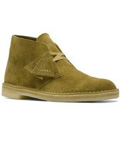 Clarks Originals Mens DESERT BOOT Mid Green Suede Desert Boots UK 11 G EU 46