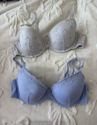 Blue grey shirt bras - grey,
