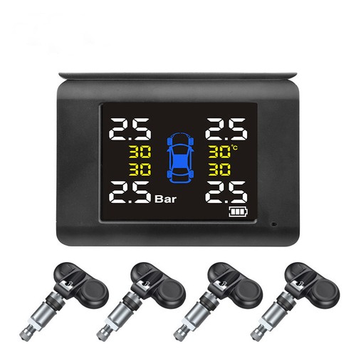 Lcd display tpms solar car - solar,