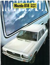 Mazda 818 Estate 1300 1972-73 UK Market Foldout Sales Brochure
