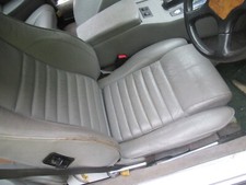 JAGUAR XJS 1989 3.6 INTERIOR FRONT AND REAR SEATS  GREY LEATHER LEF