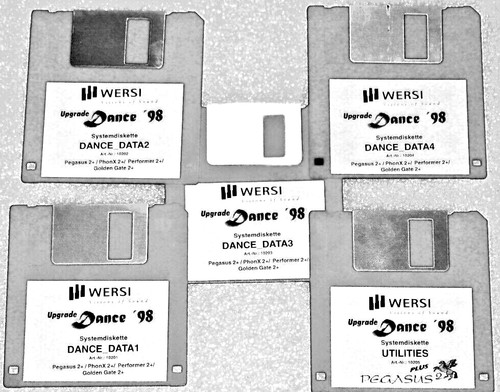 Wersi disk dance disks - wersi,