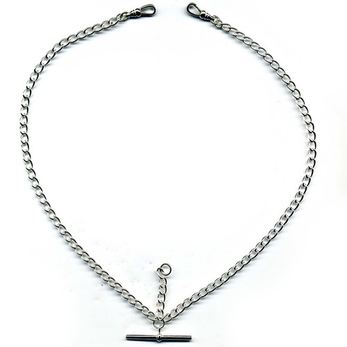 Double open curb albert chain - double,