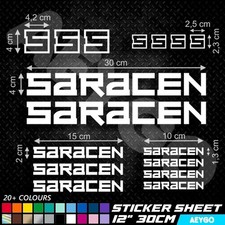 SARACEN Vinyl Decal Stickers