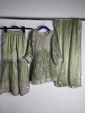 Girls Sage Green Partywear