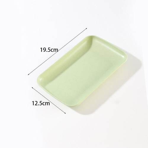 Durable plastic snack plate - plastic,