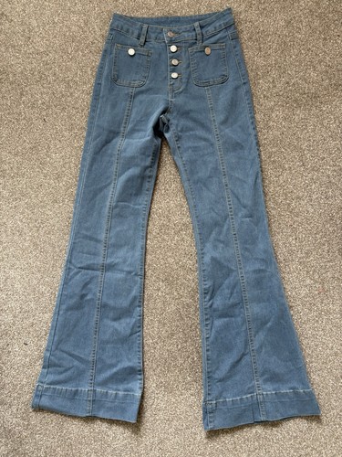 High waist flared - waist, size