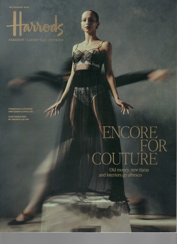 Harrods magazine july august - magazine, july/august
