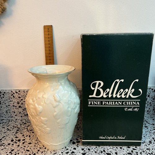 Belleek oak leaves porcelain - leaves,
